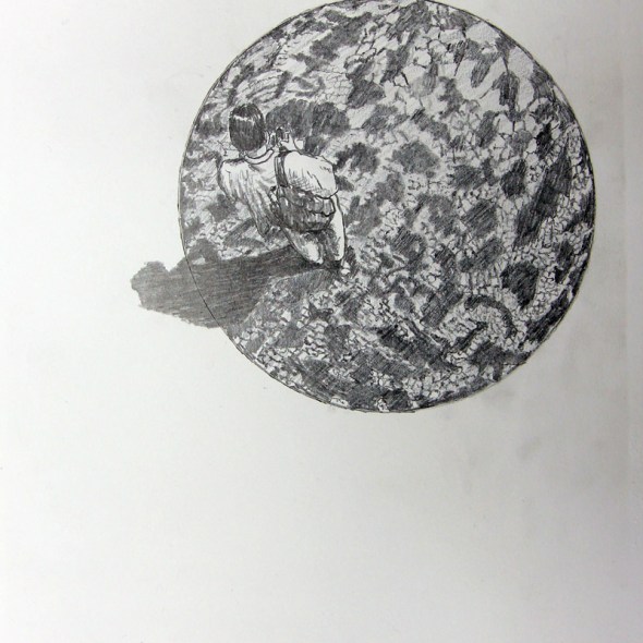 Kosmopolit 03, Graphit auf Papier, 30 x 21 cm, 2016