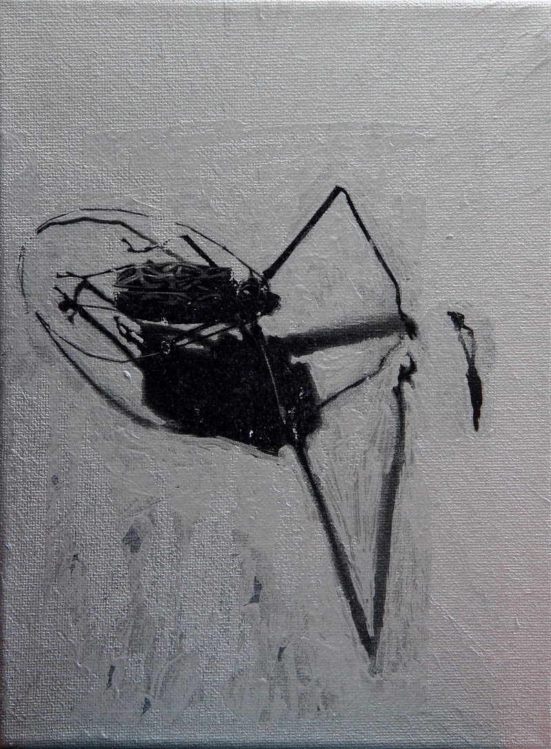 Serie Digital Adventures Die Insekten 1, Mixed Media, 24 x 28 cm, 2016